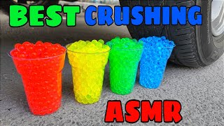 Crushing Crunchy amp Soft Things by Car Compilation 2023 Car vs Jelly Slime Toys ASMR [upl. by Erialc]