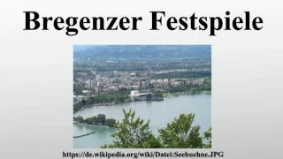 Bregenzer Festspiele [upl. by Itsrik]