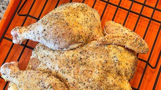 Dry Brined Spatchcocked Chicken [upl. by Cigam]