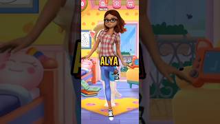 Alya Miraculous Ladybug Makeovermiraculousladybugmytalkingangela2videoshort [upl. by Inalak]