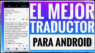 🤖🤖 El mejor traductor para android no es el traductor de Google ¡¡con este lo vas a flipar 🤖🤖 [upl. by Freyah]