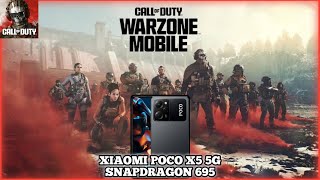 Warzone MobileXiaomi Poco X5 5GSnapdragon 695 Battle Royale [upl. by Mis194]