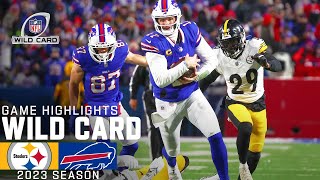 Pittsburgh Steelers vs Buffalo Bills Game Highlights  NFL 2023 Super Wild Card Weekend [upl. by Thaddeus148]