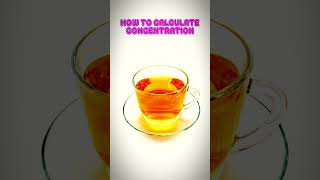 How to calculate concentration ☕ for IGCSE Chemistry [upl. by Fornof352]