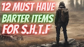 Top must have barter items Every Prepper should stockpile before SHTF [upl. by Eilitan]