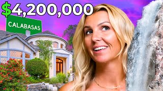 4200000 Mansion Tour In Calabasas Gated Community [upl. by Nytram]