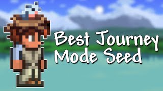 BEST Journey Mode Seed for Terraria 14  Enchanted Sword Shrine [upl. by Strain]