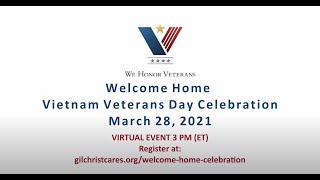 Gilchrist presents Welcome Home Vietnam Veterans Day Celebration 2021 [upl. by Taka]