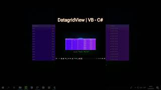 Themes DataGridView C  VB  FiveCodMaterialDesignShorts [upl. by Leahcimnhoj]