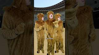 Christians in the Colosseum 🦁 comedy history shorts [upl. by Mufi]