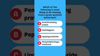 What is most likely absent in a grampositive bacterium [upl. by Enirod]