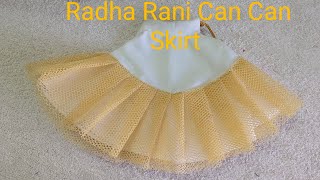 Radha Rani Can Can Skirt  Yugal Jodi dress  Radha Krishna Dress [upl. by Nerred247]