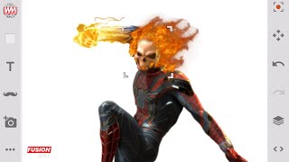 Spiderman  miles Morales  Ghost Rider  Fusion Art  Marvel Superheroes Fan Art [upl. by Nnaillij]