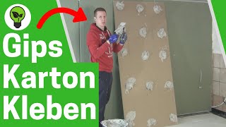 Gipskarton Kleben ✅ ULTIMATIVE ANLEITUNG Wie Rigipsplatten an Wand Kleben amp mit Perlfix Anbringen [upl. by Eisned895]