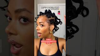 OMG yall don’t want to miss this hairstyle trendingvideo shorts lifeofmelaninbanc [upl. by Ardenia]