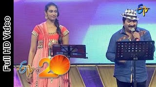 Mano and Anjana Sowmya Performs  Nath Nath Badrinath Song in Eluru ETV  20 Celebrations [upl. by Enahsed245]