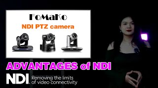 Advantages of NDI and the Actual Use of FoMaKo NDI ptz camera Based on the NDI Function [upl. by Ahsilem]