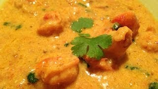 Gambas con especias y leche de coco receta india [upl. by Dante]