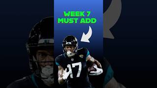 WEEK 7 TOP 3 MUST ADD Waiver Wire Pick Ups [upl. by Ahsiekram7]