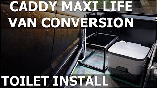 Caddy Maxi Life Campervan Conversion With a TOILET 20x20 Build [upl. by Brott975]