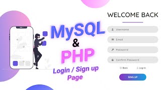 Create Ragistration amp Login form Php MySQL with logout amp Login session  Part 1 php mysql [upl. by Calla643]