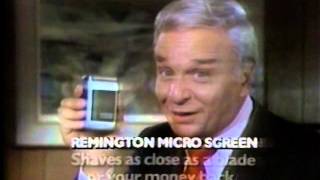 80s Ads Remington Rechargeable Cordless Shaver [upl. by Ynattir]