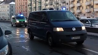 Gefangenentransport FüKW  4x HGrKW  3x ZGefKW Polizei München [upl. by Zat]