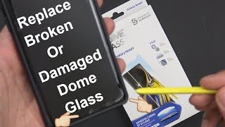 How To Replace A Damaged  Broken Whitestone Dome Glass 4 your Samsung Galaxy S10 PlusNote9S9 Plus [upl. by Eillom]