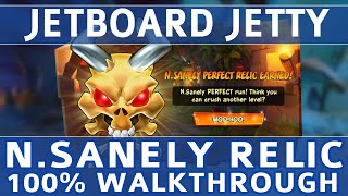 Crash Bandicoot 4  Jetboard Jetty 100 Walkthrough  NSanely Perfect Relic All Gems amp Crates [upl. by Keri]