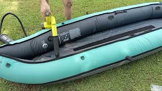 Testing out the HydroForce Ventura Elite 2seater Inflatable kayak [upl. by Jamieson]