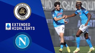 Spezia vs Napoli Extended Highlights  Serie A  CBS Sports Golazo [upl. by Analak99]