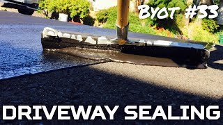 DIY DRIVEWAY SEALING [upl. by Assirral]