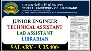 Junior engineer gov vacancy  librarian gov vacancy  central university recruitment [upl. by Fiester637]