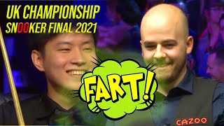 Massive audience fart  UK Snooker Championship Final 2021 [upl. by Averat]