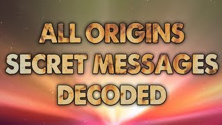 All Origins Ciphers Fully Decoded quotSecret Message Locationsquot amp CoD Zombies quotDeciphered Codesquot [upl. by Ennalorac103]