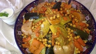 Couscous marroquí el auténtico ✅ Autenticul couscous marocan Recette couscous [upl. by Kelila869]