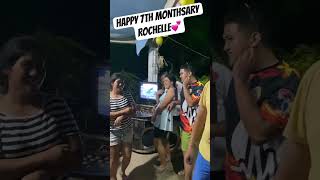 HAPPY MONTHSARY ROCHELLE💕 shortvideo video viralvideo [upl. by Mientao]