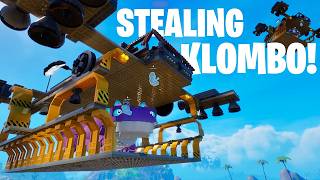 Airlift Klombo ANYWHERE in your LEGO Fortnite World [upl. by Einamrej446]