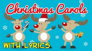 Christmas Carols with Lyrics for Children 🎅 Christmas Songs for Kids 🎄 Xmas Music Playlist Mix [upl. by Ehrenberg]