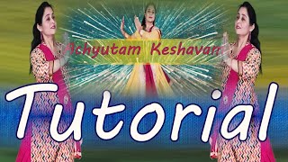 Achyutam Keshvam  Kaun Kehte Hain Bhagwan  Dance Tutorial  Himani Saraswat [upl. by Rimma]