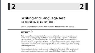 PSAT Test 2 Section 2 16 [upl. by Rimat]