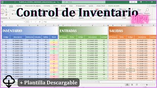 🚀🚀como hacer un control de inventario en Excel 2024🚀🚀 [upl. by Elfstan]