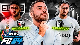 COMEÇAMOS A GRANDE REFORMULAÇÃO DO TIME EP5  FC24 MODO CARREIRA [upl. by Fazeli]