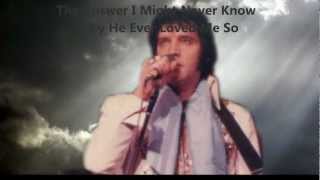 Elvis quotWho Am Iquot with lyrics Remake Beautiful song and videowmv [upl. by Trinetta136]