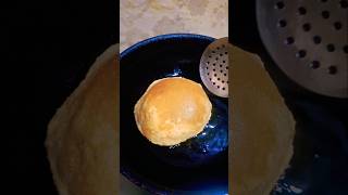 Waooo puri recipe😋😋😋 yummy trendingshorts viral youtubeshorts shortvideo [upl. by Airetahs]