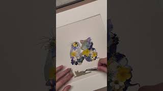 Immersive pressed flowers  Custom pressed flower wedding gifts [upl. by Ailelc2]