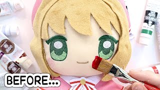 I REPAINT doll plushies from CRANE GAME challenge [upl. by Siuoleoj]