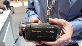 CES 2013 Panasonic HCX920 HD 3MOS Camcorder  Top of the line  Built in WiFi  HCX920 [upl. by Adnuahs]