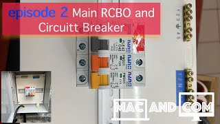 EP2 ติดตั้ง RCBO Breaker ตู้กันน้ำ งบ 1000  1500 มาทำระบบไฟฟ้าใหม่ที่ใช้มากว่า 50 ปี [upl. by Etnahsa]