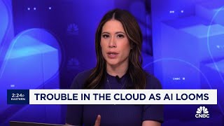 Trouble in cloud computing begins to form as AI threats loom [upl. by Annil]